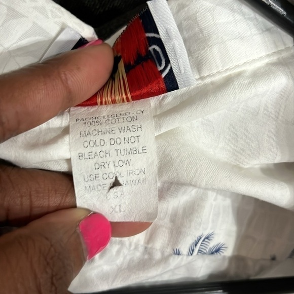 Pacific Legend Classic Hawaiian Palm Trees Men's Tropical Shirt XLarge - Picture 10 of 10